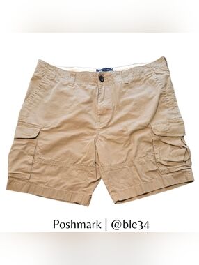 Men's Tommy Hilfiger Khaki Cargo Shorts W/ Pockets